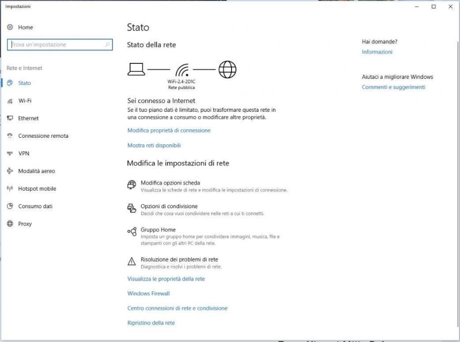 Come trovare la chiave di sicurezza Wi-Fi in Windows 10 config 1