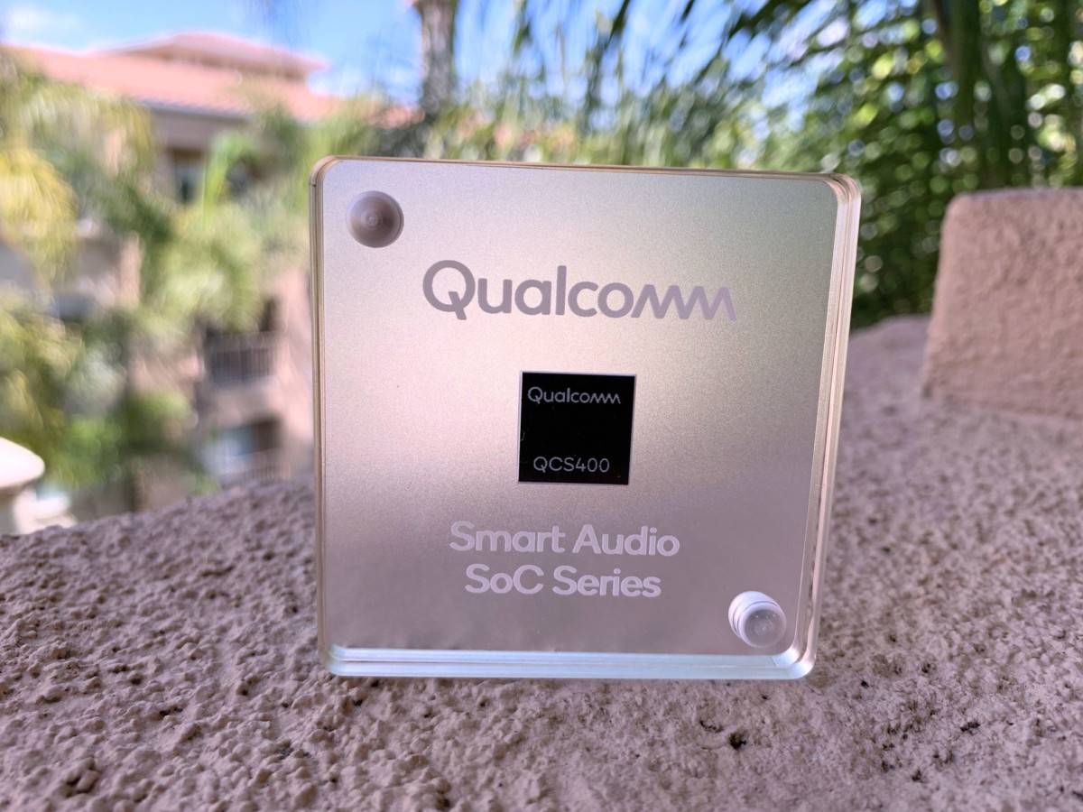 Nuovi chip Qualcomm QSC400 per altoparlanti intelligenti.